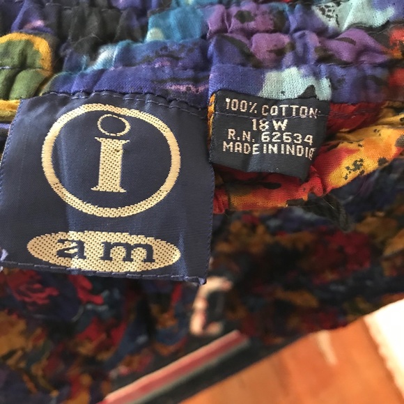 i am Boho Floral Skirt Plus size - Picture 2 of 7